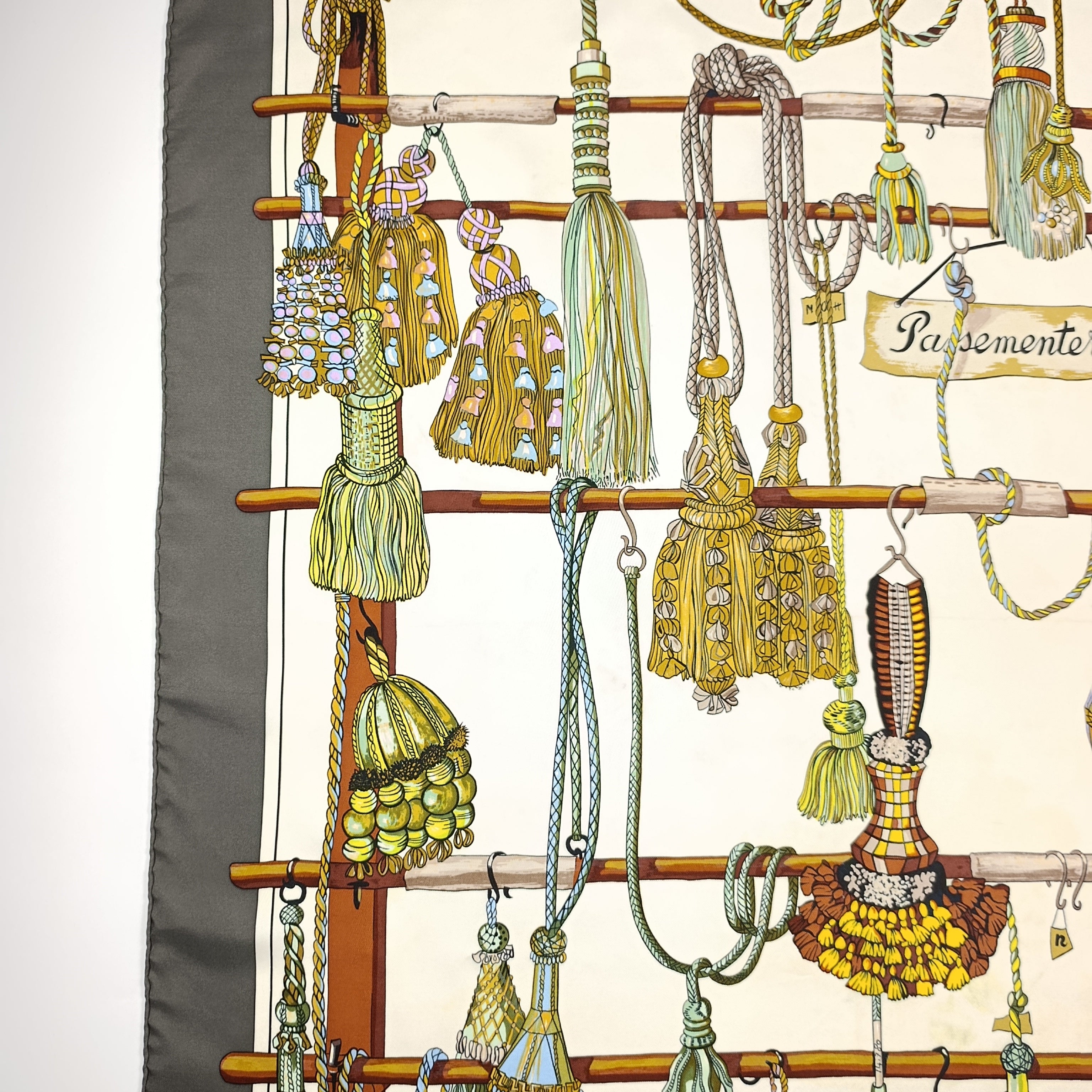 Foulard Hermès Passementerie Seta Vintage