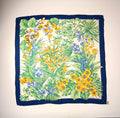 Christian Dior Foulard Vintage 100% Seta Floreale 73x72 Made in France Carré Dior