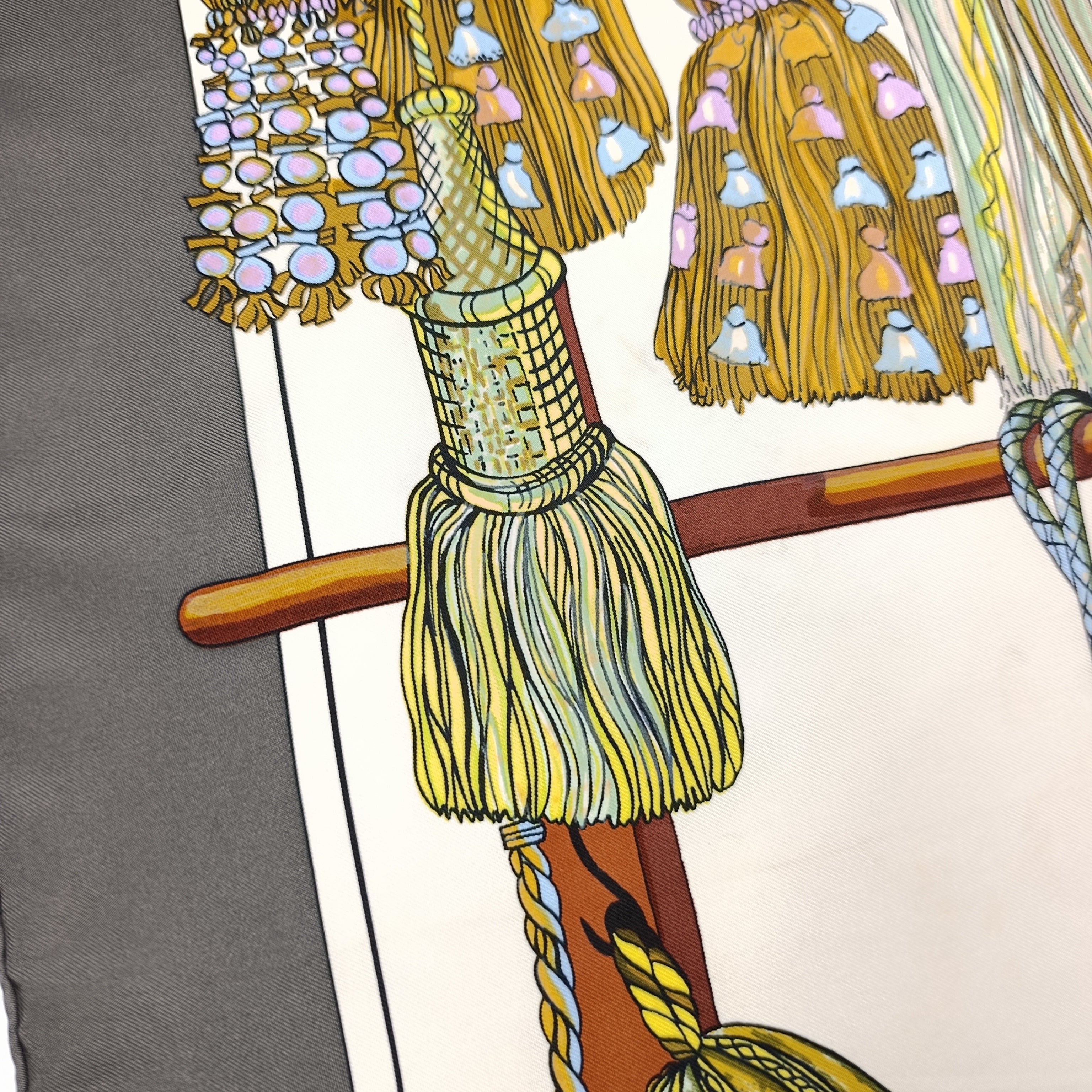 Foulard Hermès Passementerie Seta Vintage
