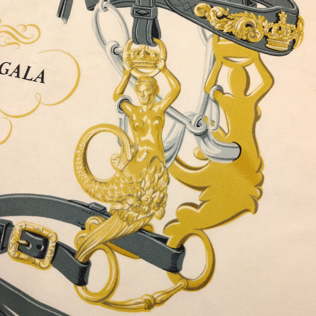 Foulard Hermès Brides de Gala Vintage Prima Edizione