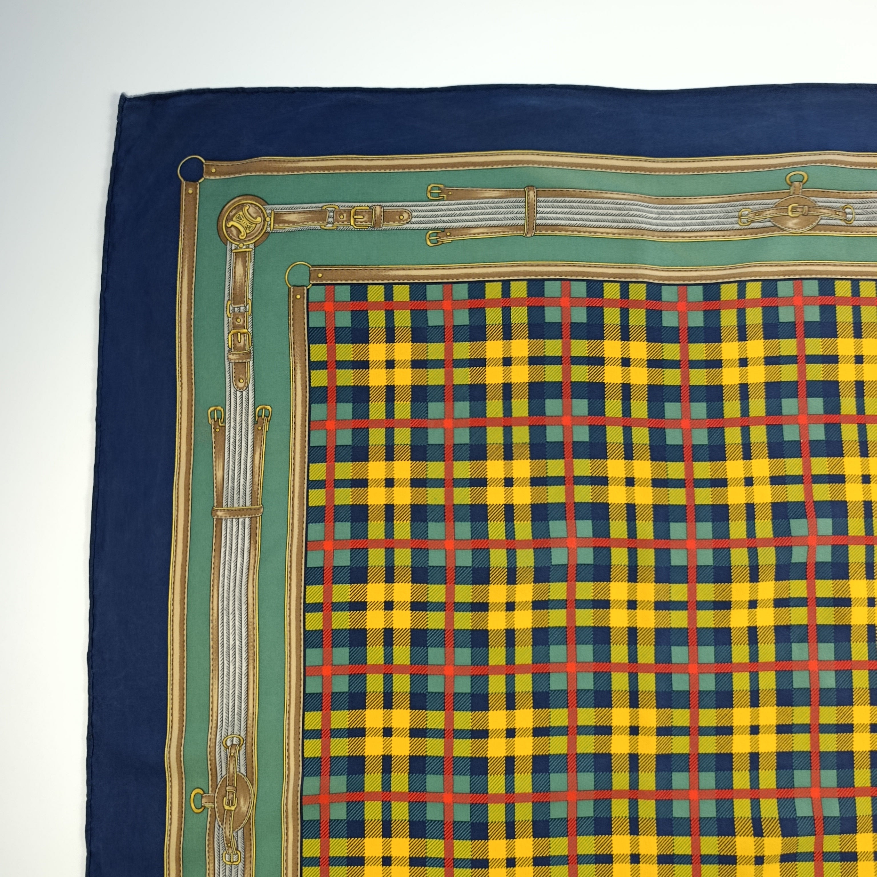 Foulard Céline Paris Seta Vintage