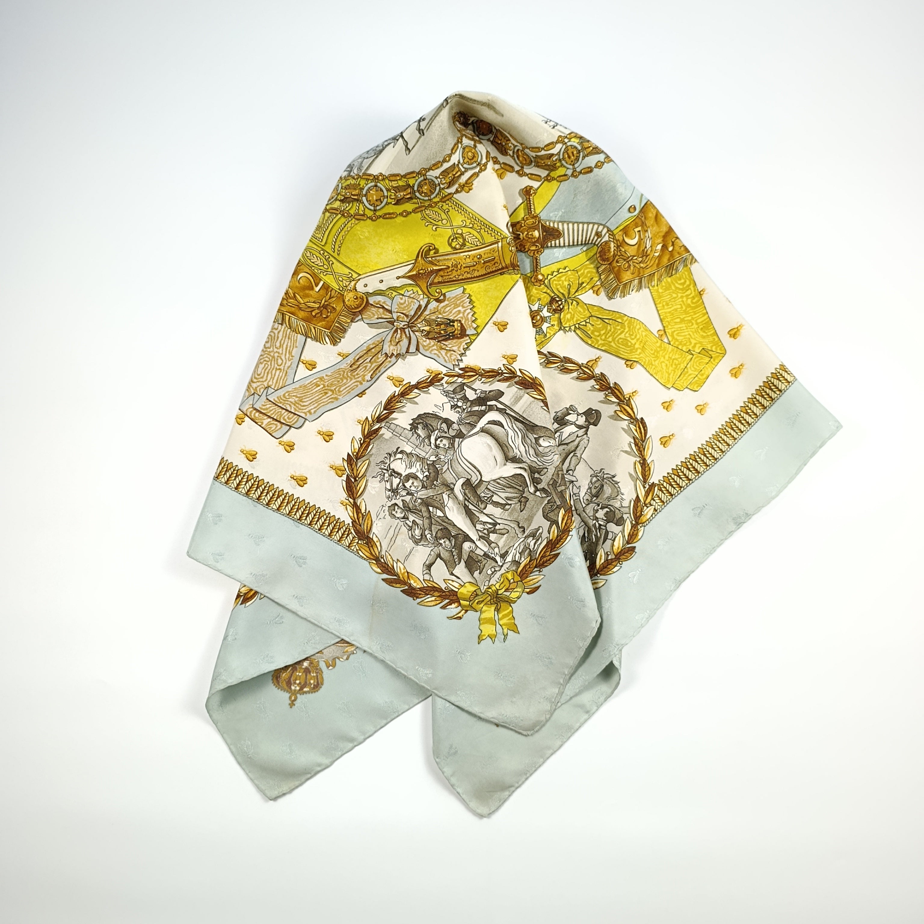 Foulard Hermès Napoléon Seta Jacquard