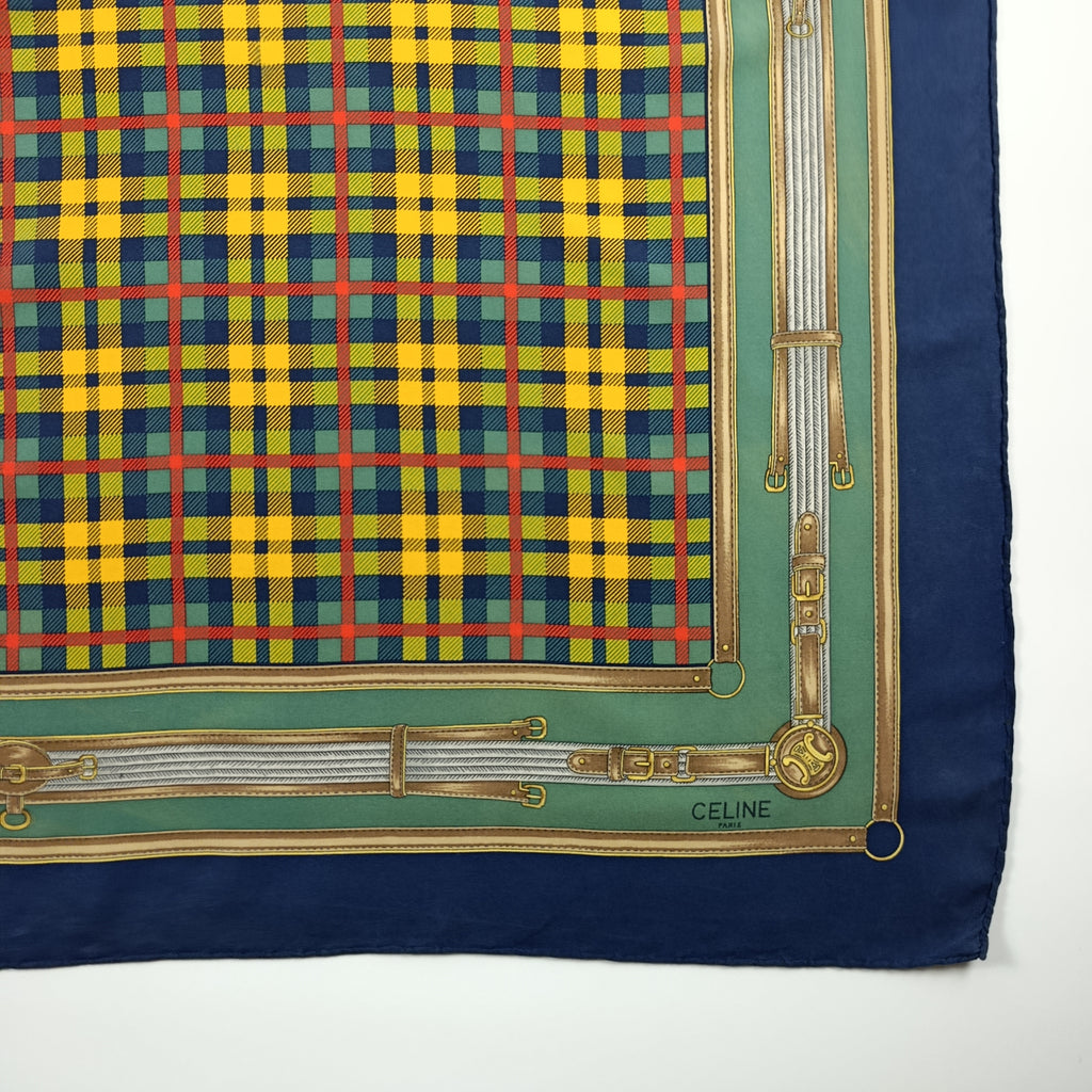 Foulard Céline Paris Seta Vintage