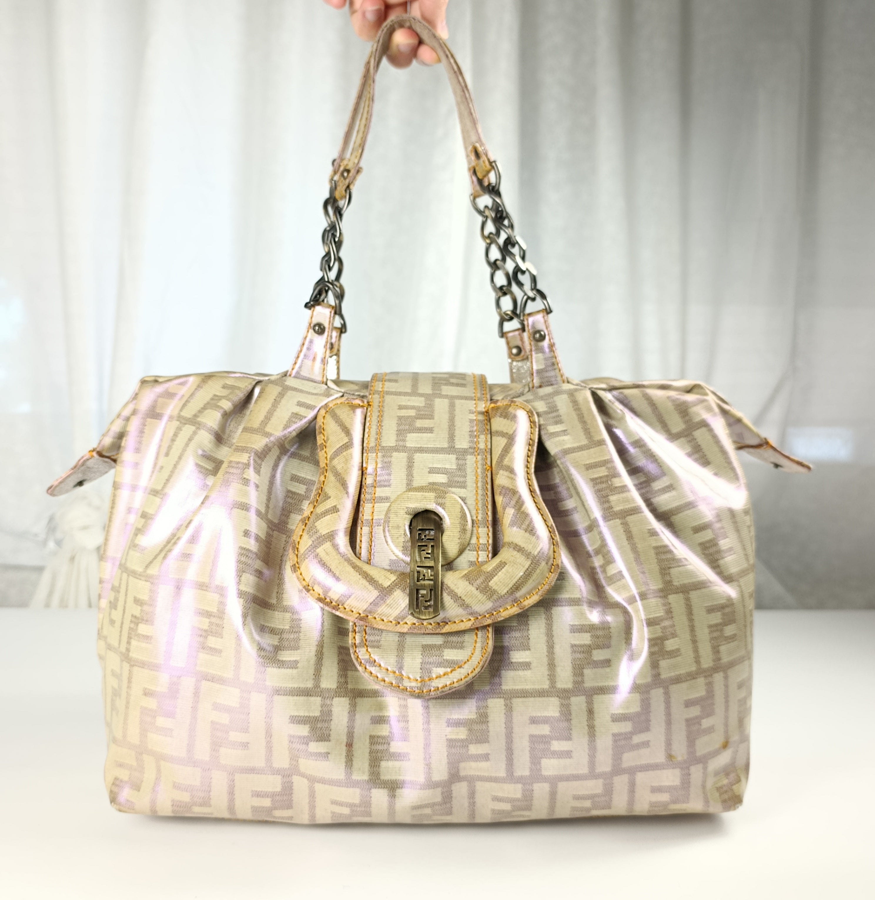 Borsa Fendi Spy Bag Monogram Iridescente Vintage