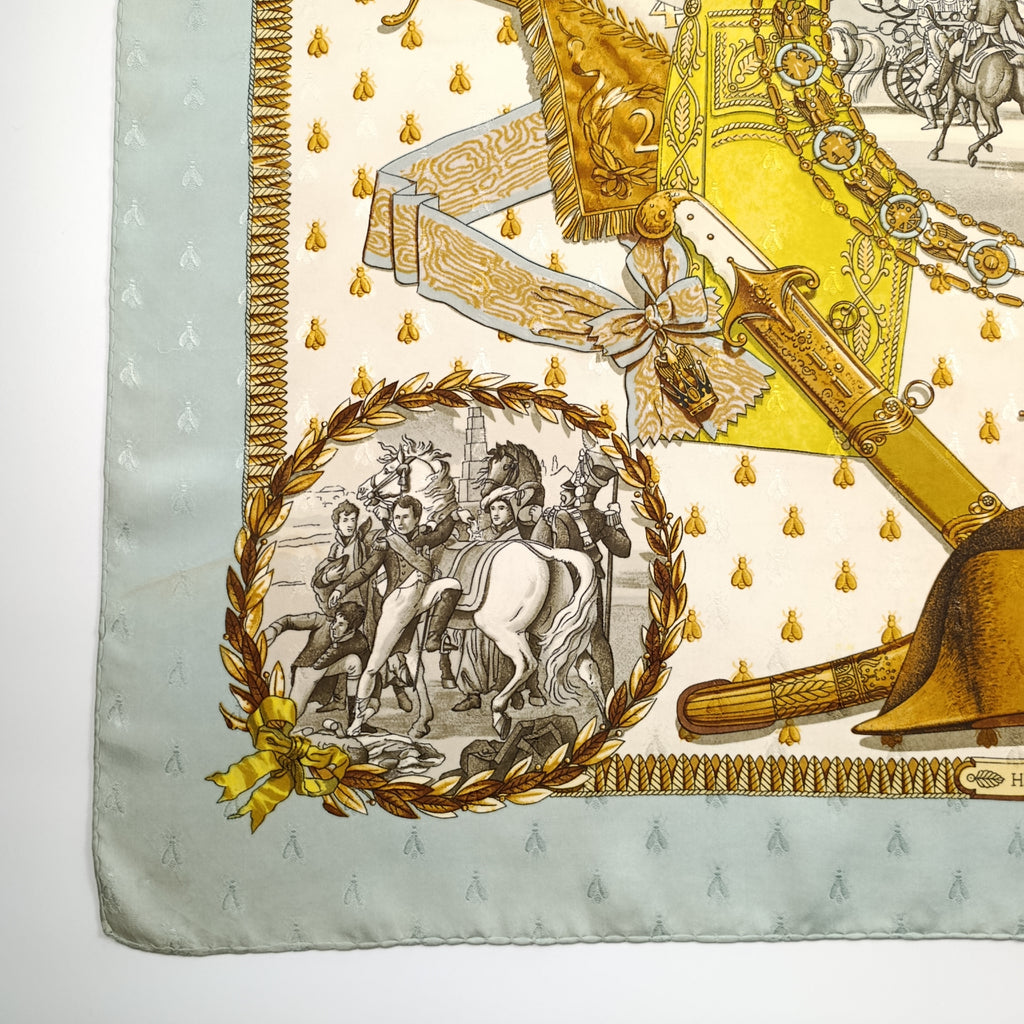 Foulard Hermès Napoléon Seta Jacquard