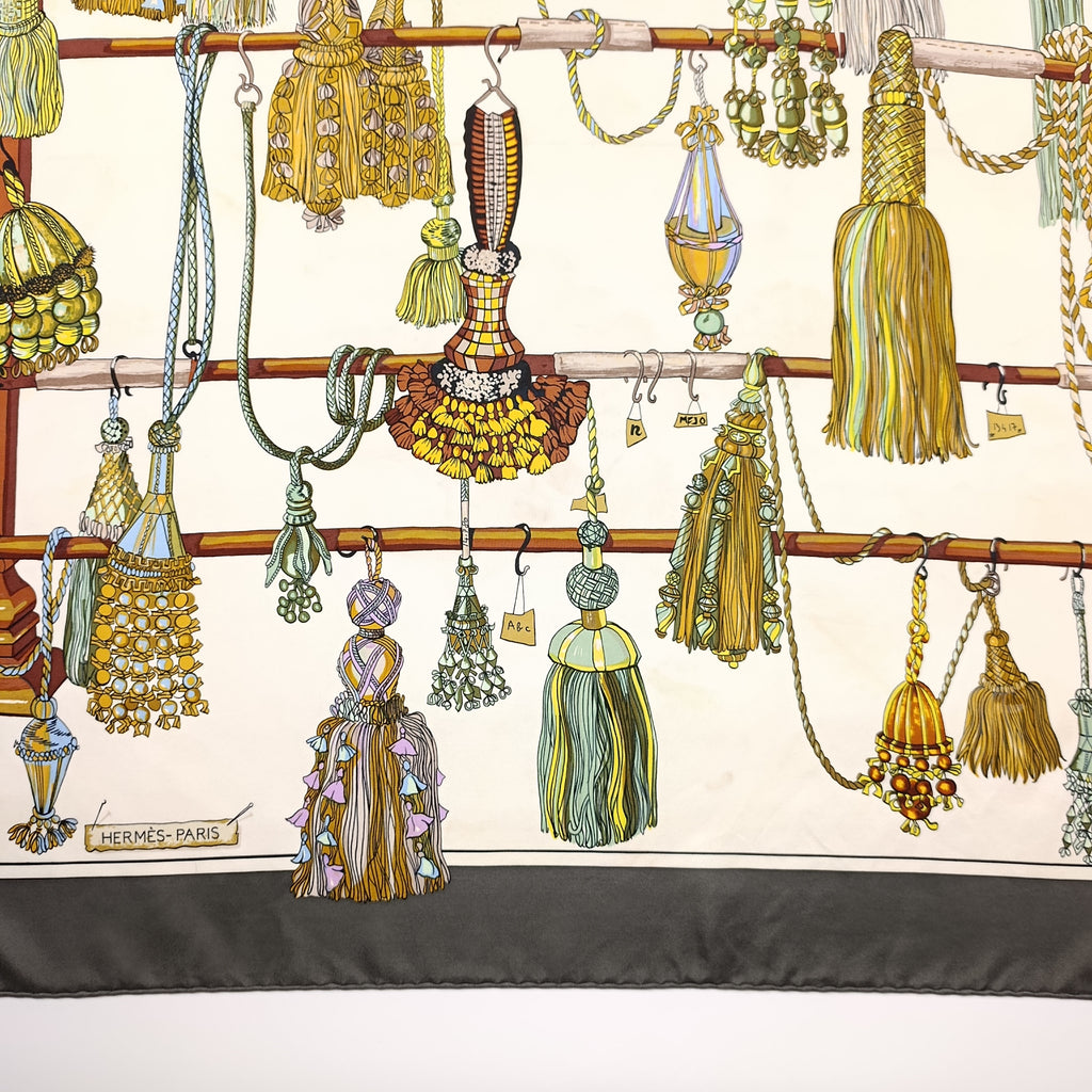 Foulard Hermès Passementerie Seta Vintage