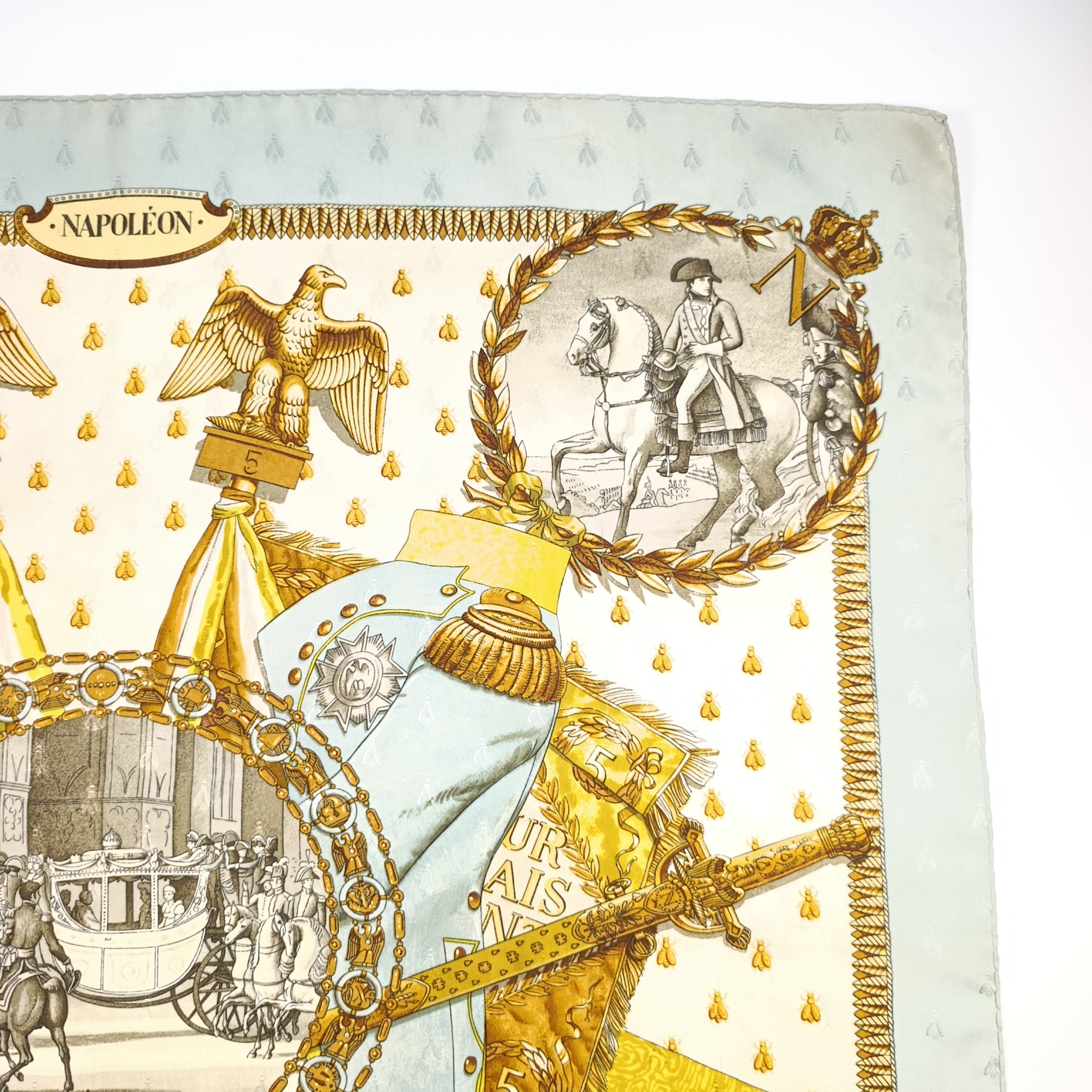 Foulard Hermès Napoléon Seta Jacquard