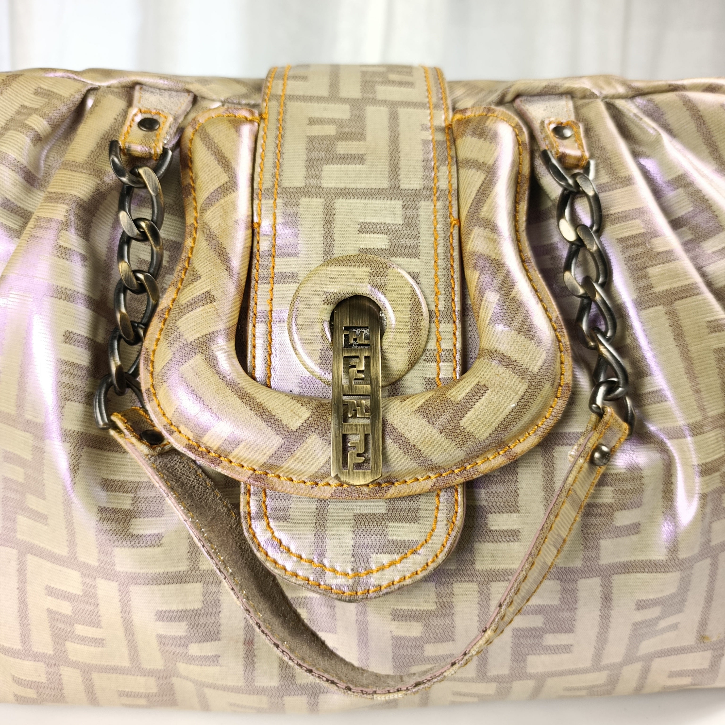 Borsa Fendi Spy Bag Monogram Iridescente Vintage