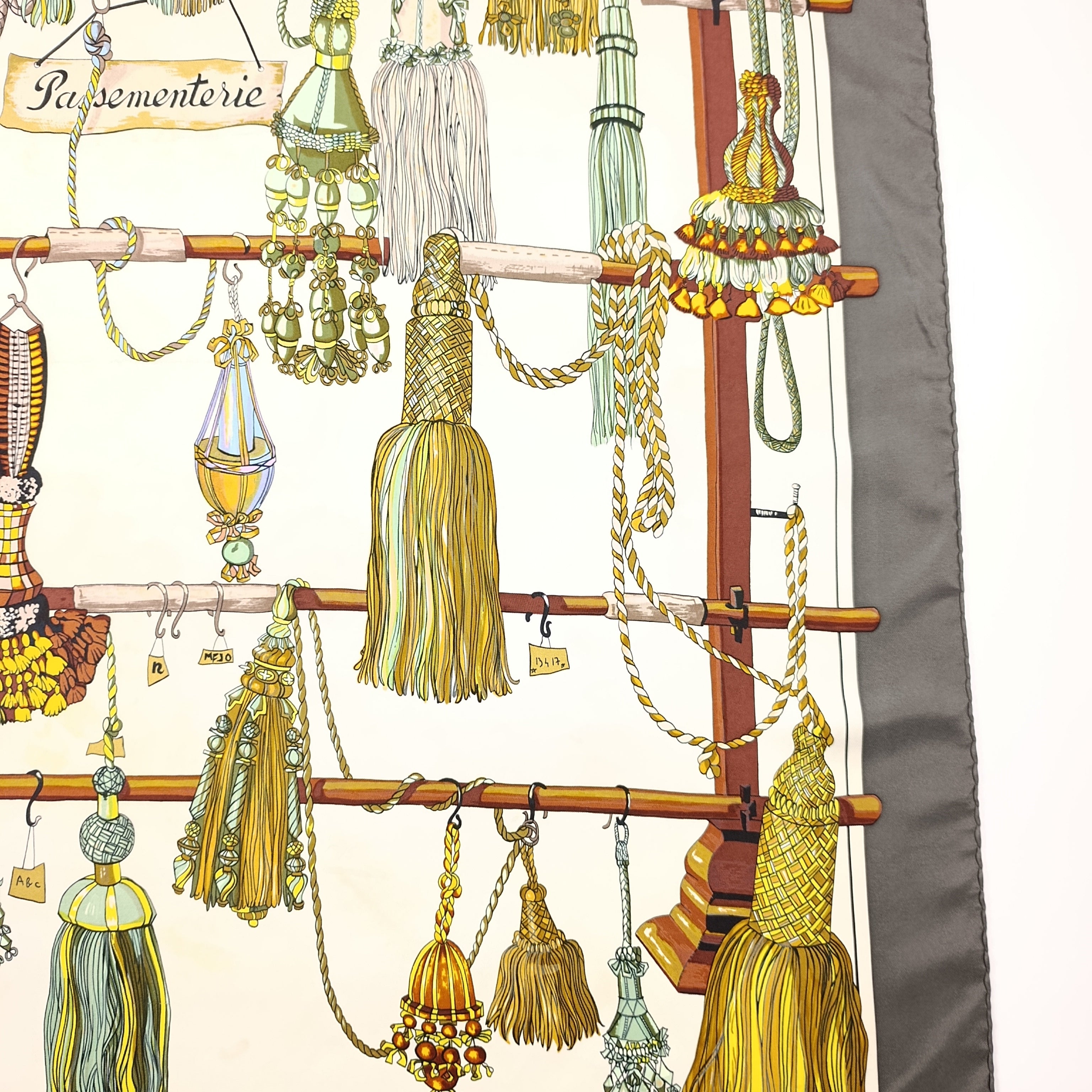 Foulard Hermès Passementerie Seta Vintage