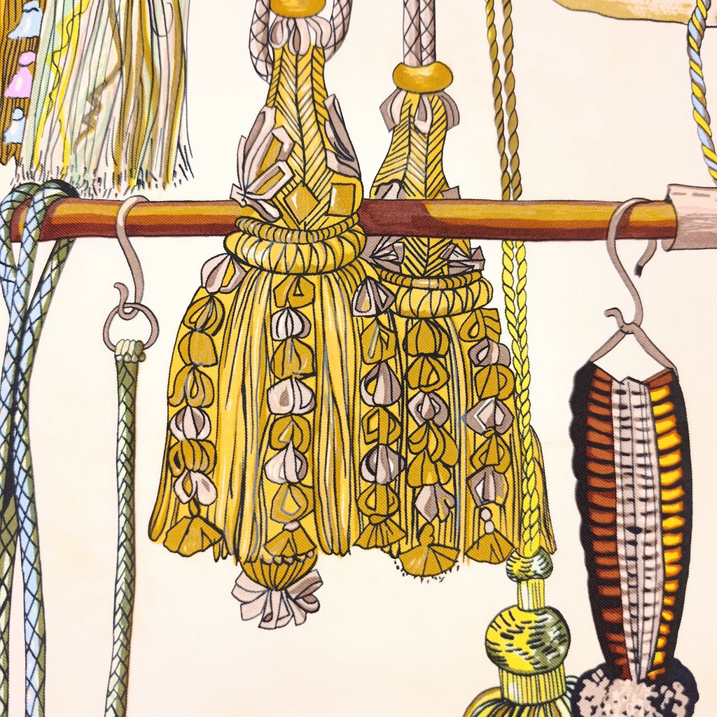 Foulard Hermès Passementerie Seta Vintage