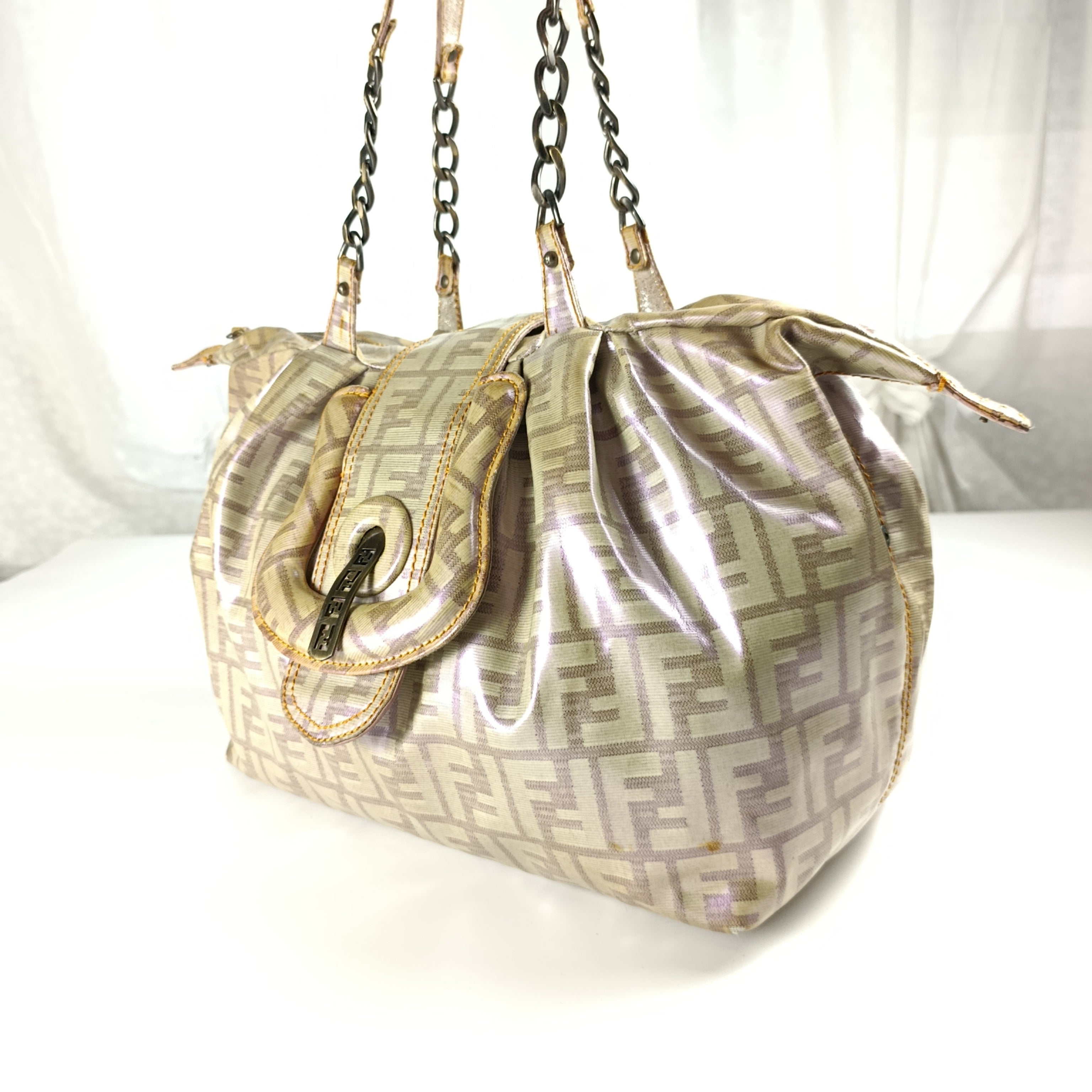 Borsa Fendi Spy Bag Monogram Iridescente Vintage