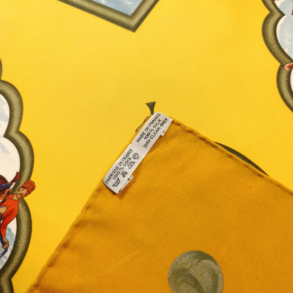 Foulard Hermès Les Chevaux des Mogols Seta