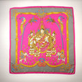 Foulard Hermès India di Catherine Latham in Seta