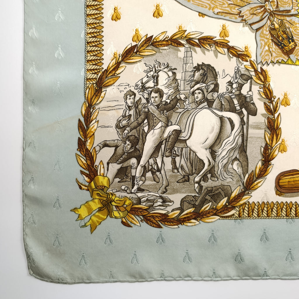 Foulard Hermès Napoléon Seta Jacquard