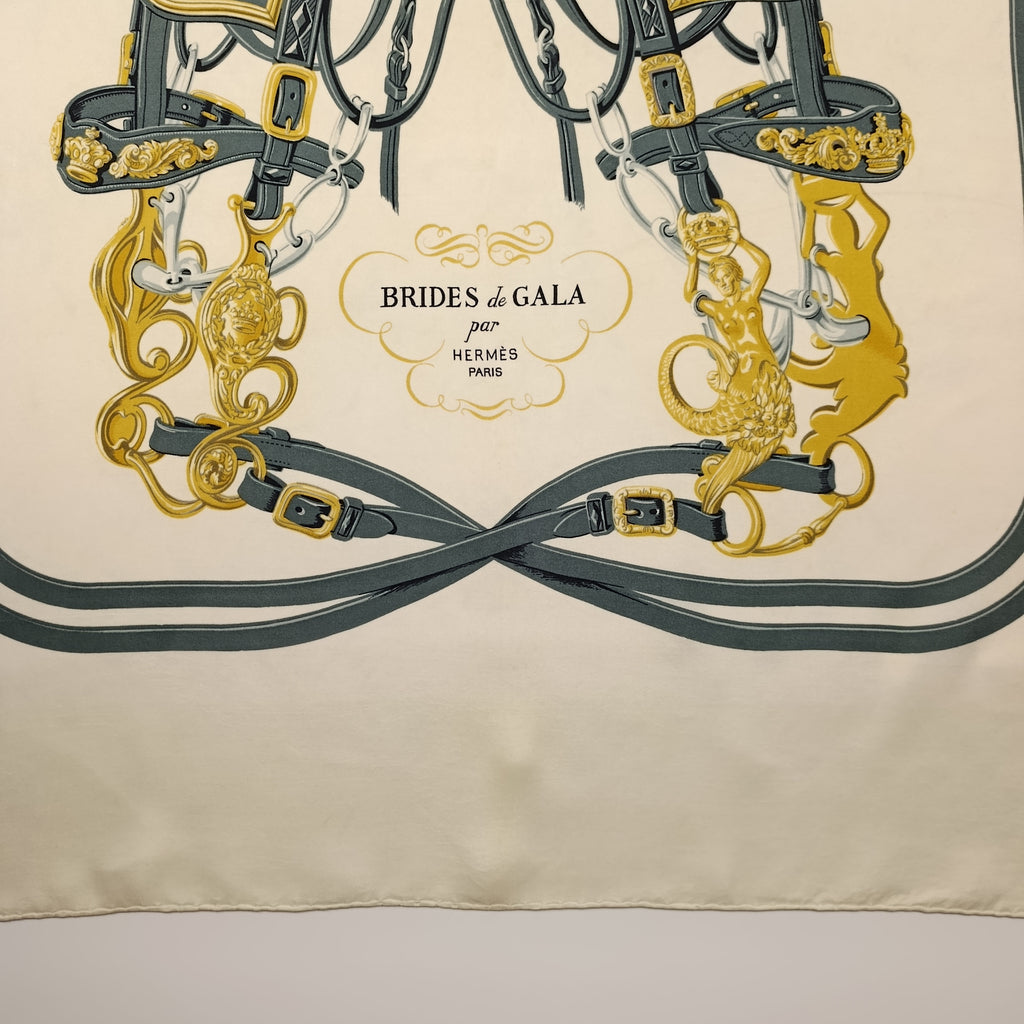 Foulard Hermès Brides de Gala Vintage Prima Edizione