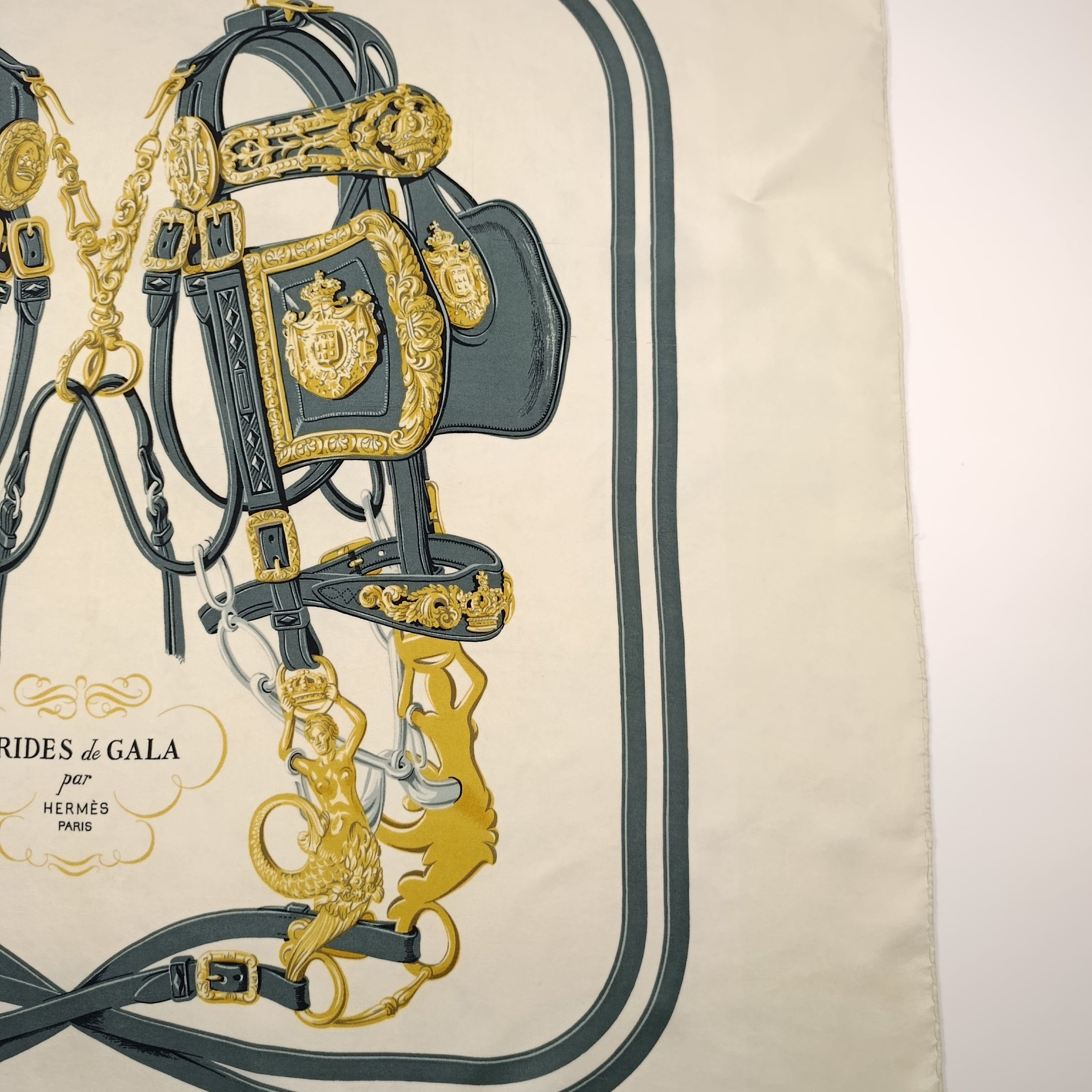 Foulard Hermès Brides de Gala Vintage Prima Edizione