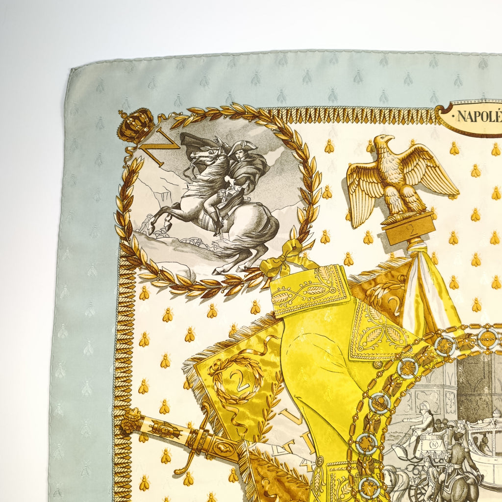 Foulard Hermès Napoléon Seta Jacquard