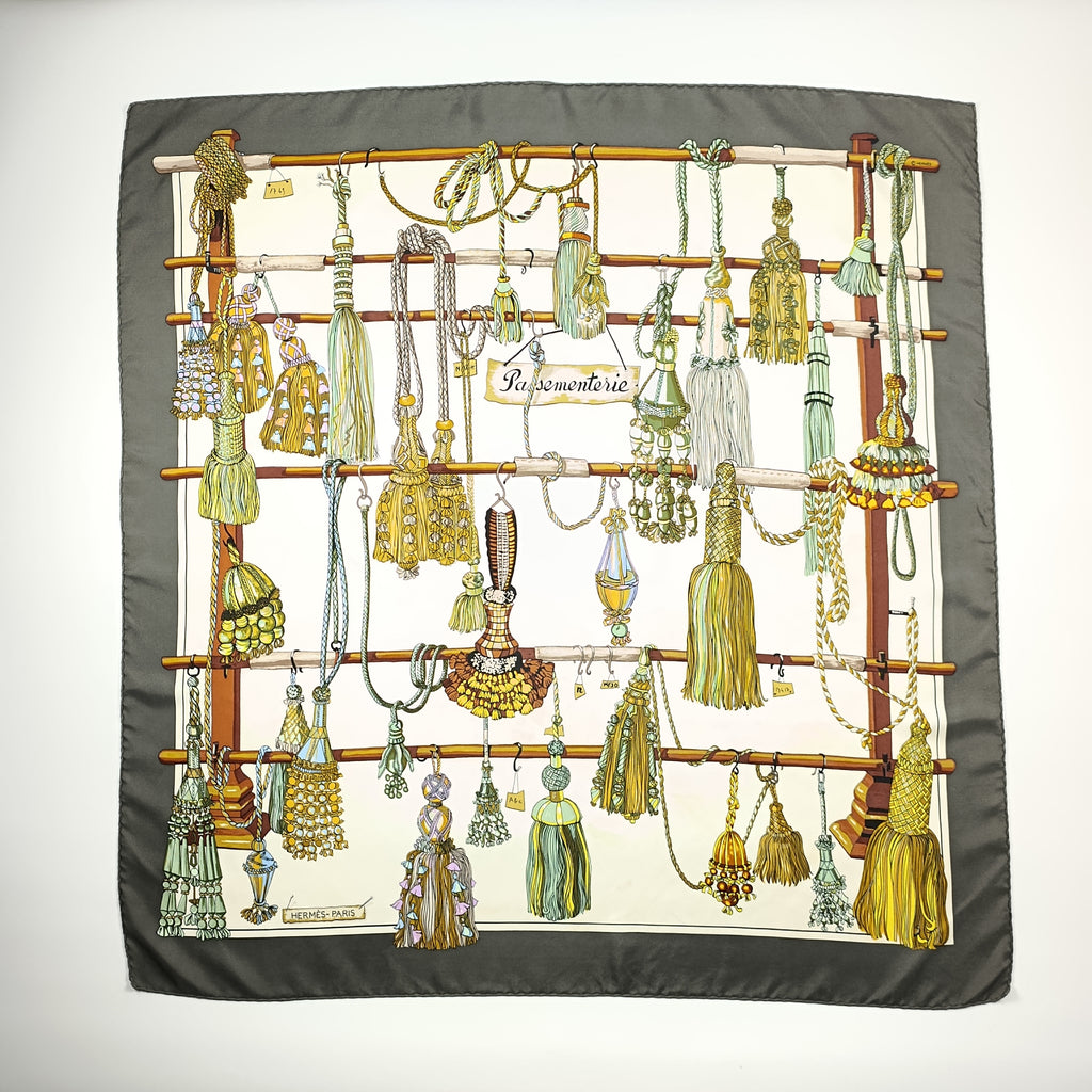 Foulard Hermès Passementerie Seta Vintage