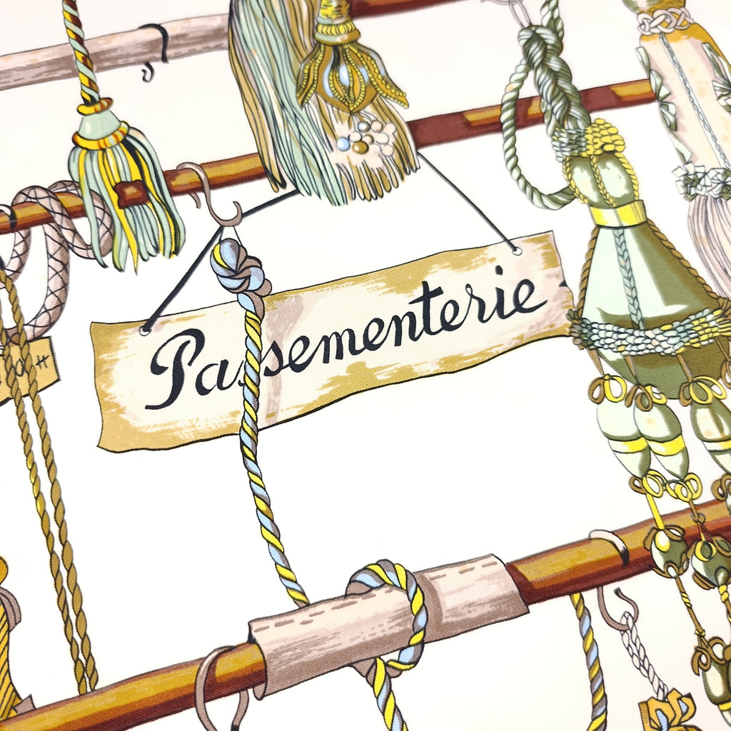 Foulard Hermès Passementerie Seta Vintage