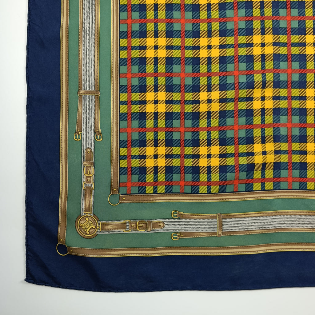 Foulard Céline Paris Seta Vintage