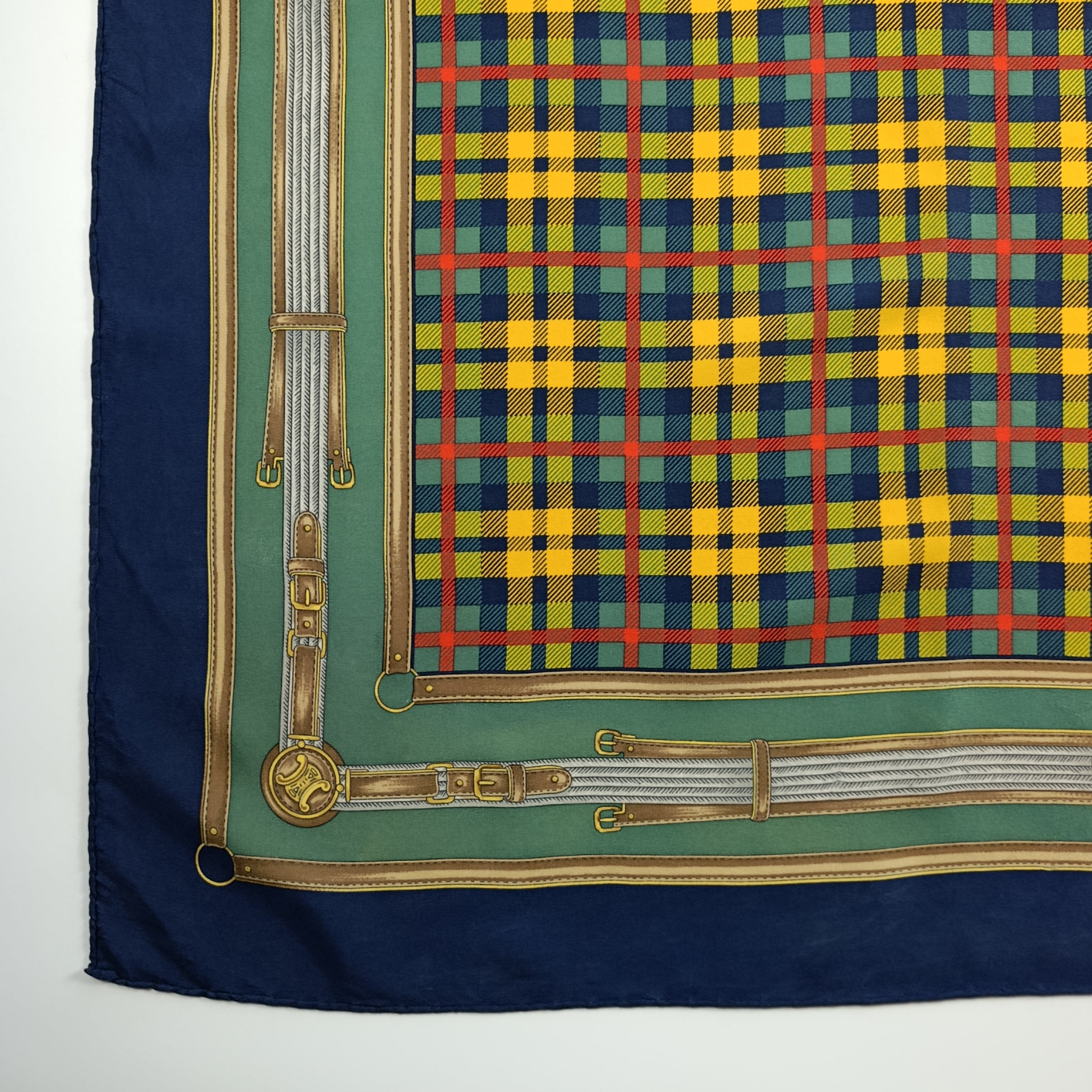 Foulard Céline Paris Seta Vintage