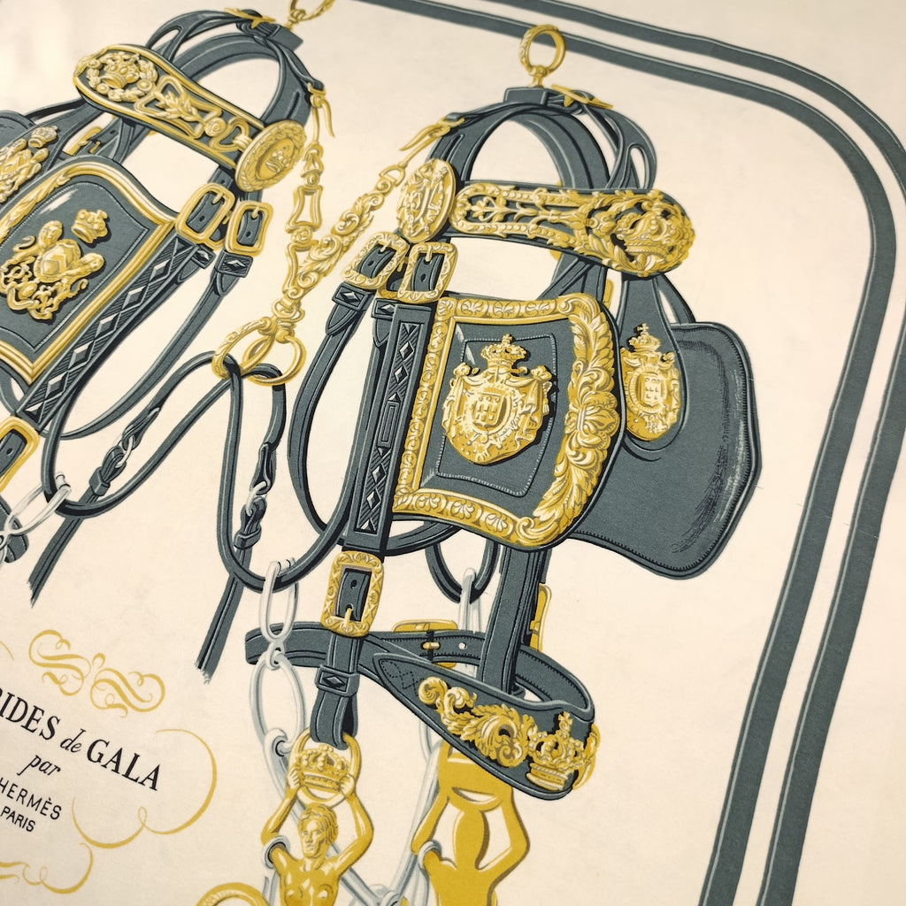 Foulard Hermès Brides de Gala Vintage Prima Edizione