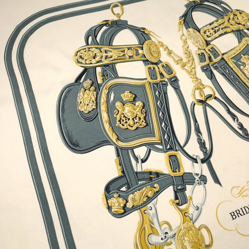 Foulard Hermès Brides de Gala Vintage Prima Edizione