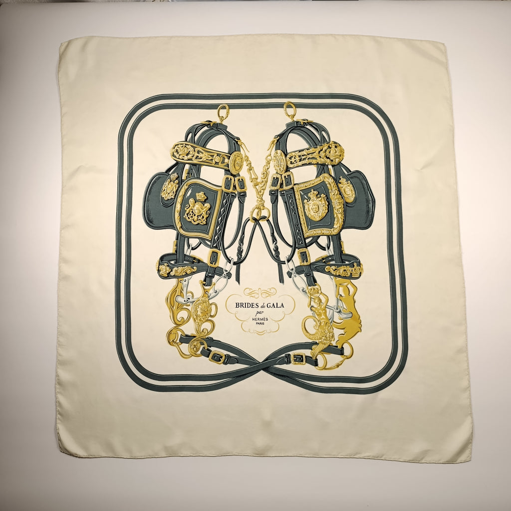 Foulard Hermès Brides de Gala Vintage Prima Edizione