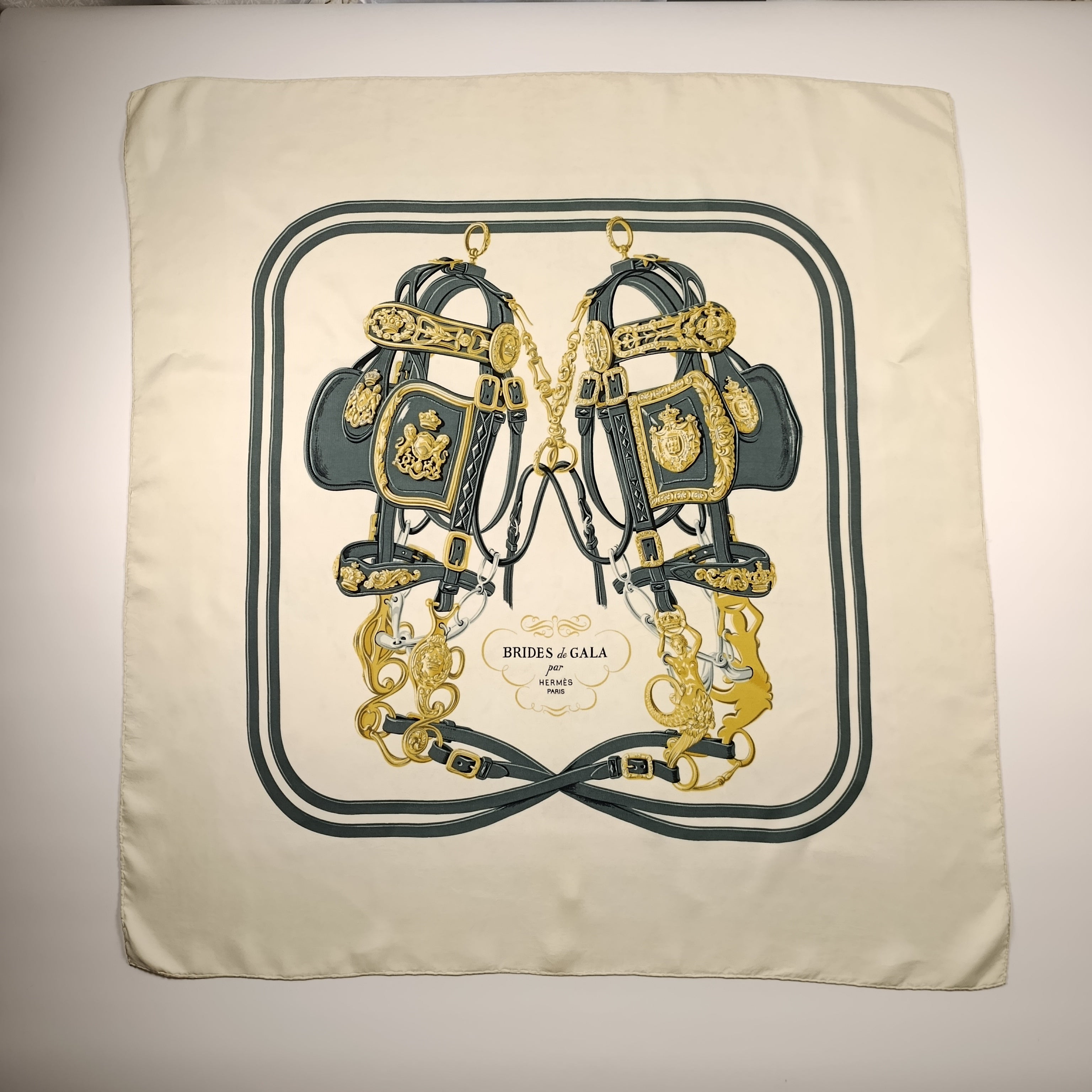 Foulard Hermès Brides de Gala Vintage Prima Edizione