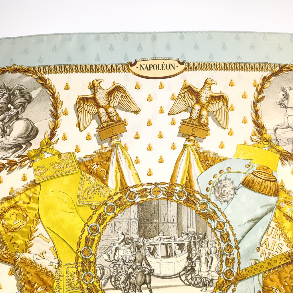 Foulard Hermès Napoléon Seta Jacquard