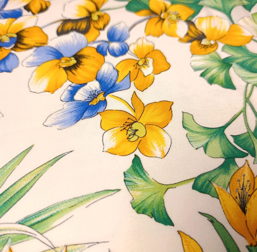 Christian Dior Foulard Vintage 100% Seta Floreale 73x72 Made in France Carré Dior
