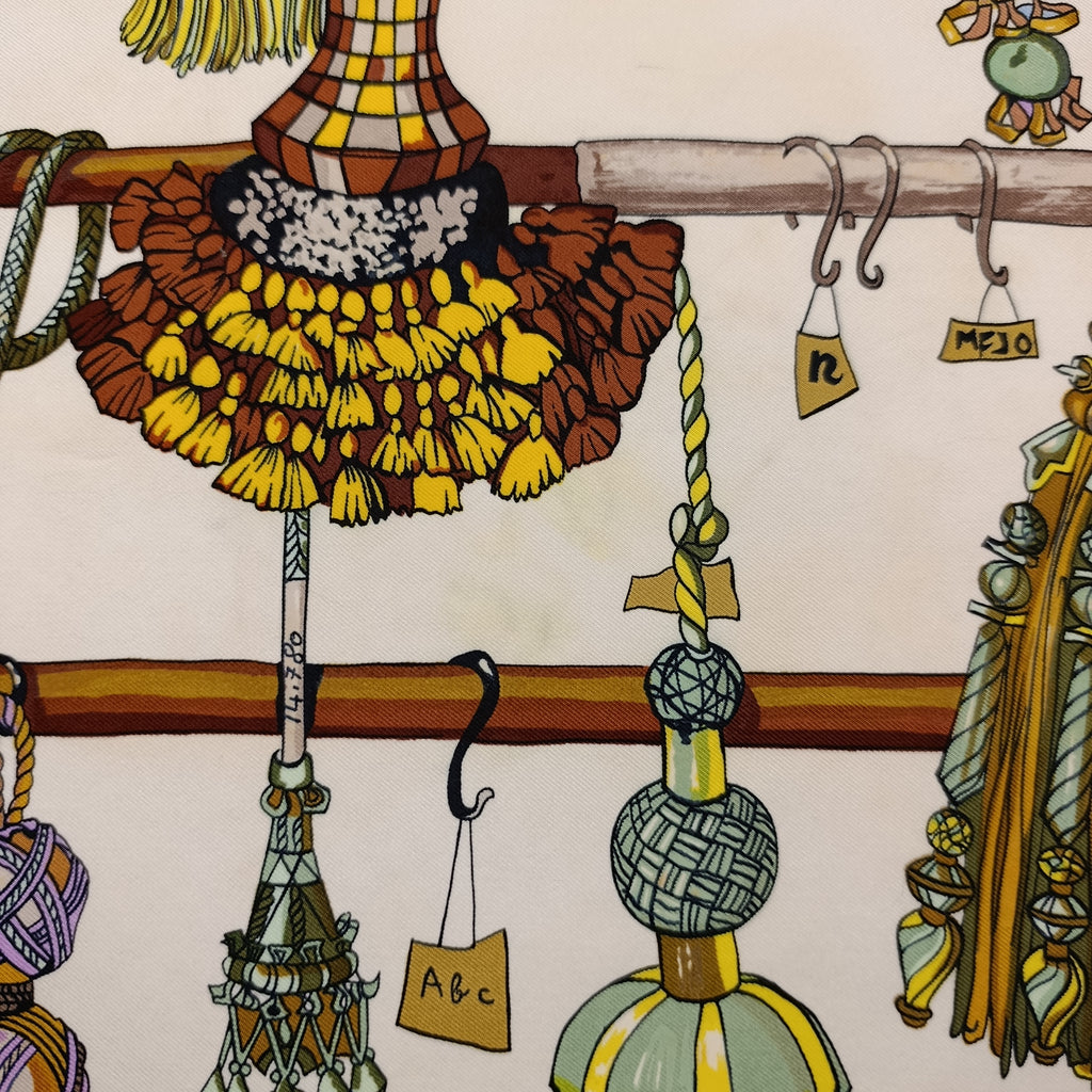 Foulard Hermès Passementerie Seta Vintage