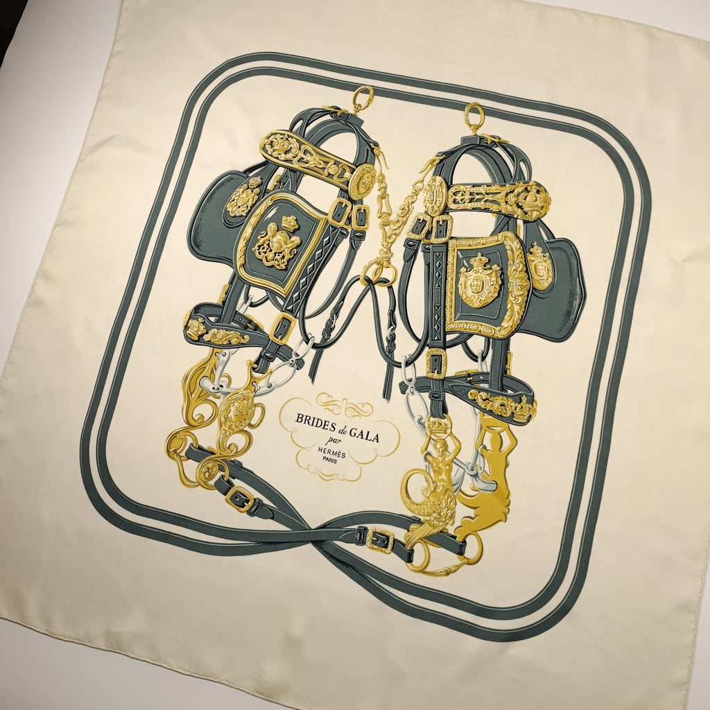 Foulard Hermès Brides de Gala Vintage Prima Edizione